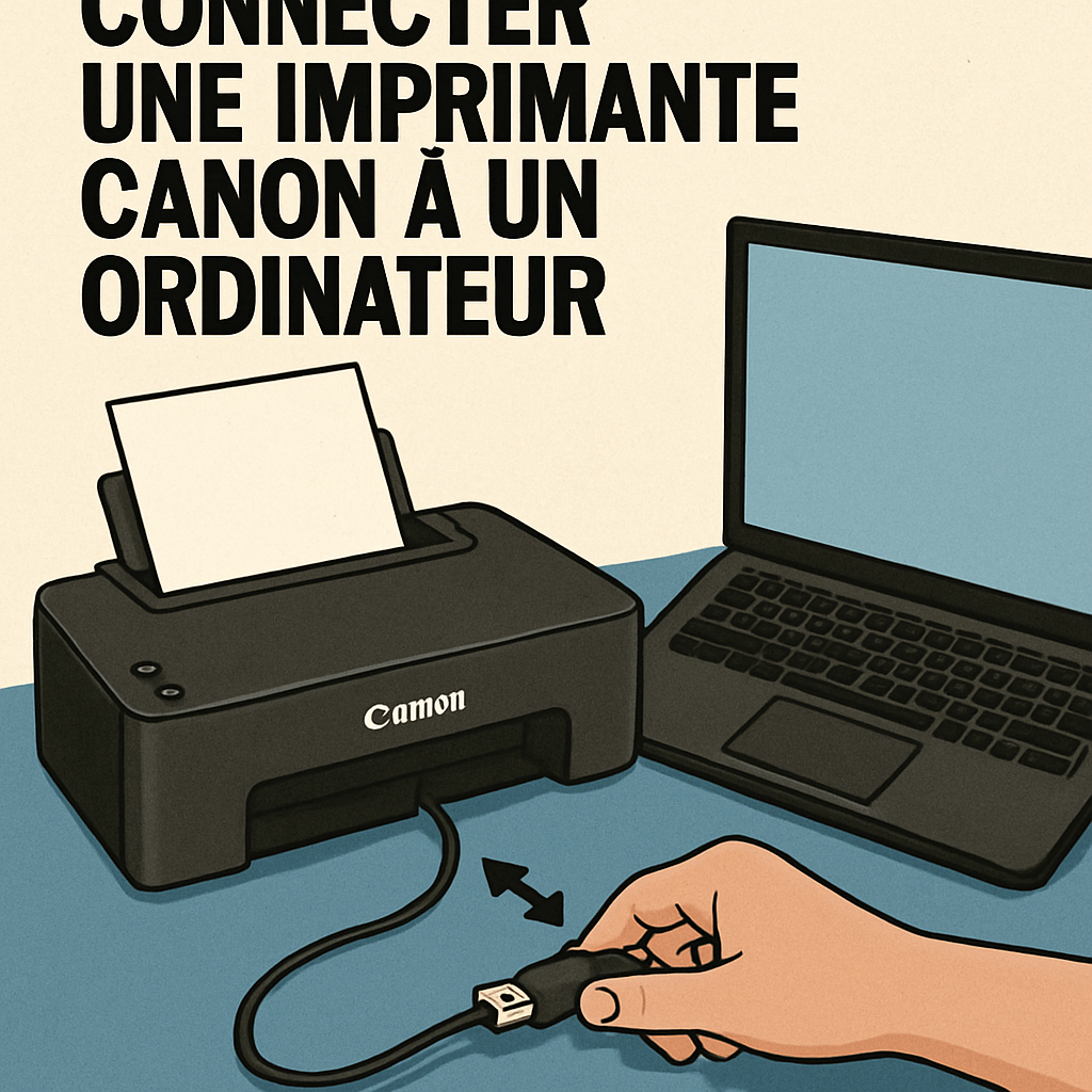 comment connecter une imprimante canon à un ordinateur