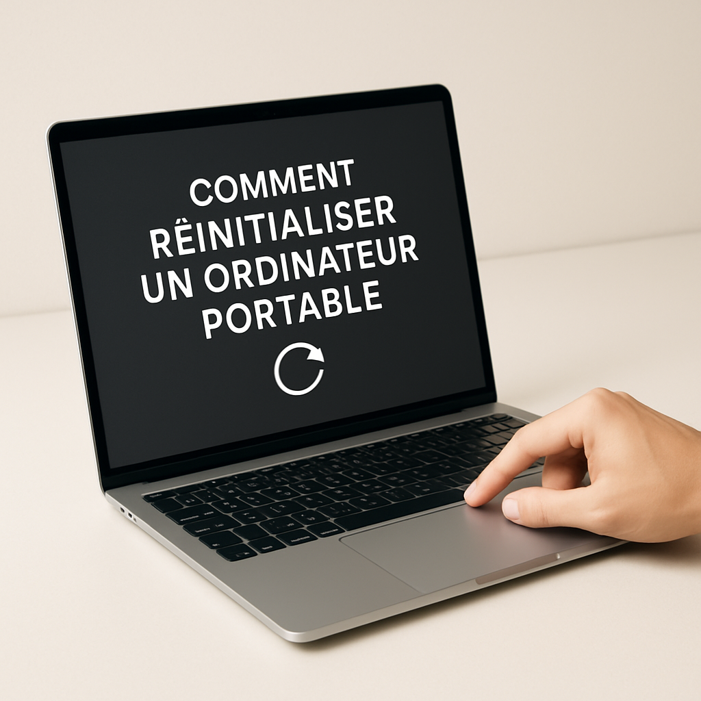 comment réinitialiser un ordinateur portable