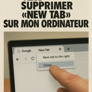 comment supprimer new tab sur mon ordinateur