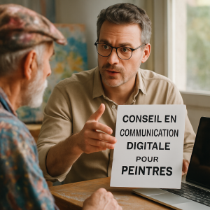 conseil en communication digitale pour peintres
