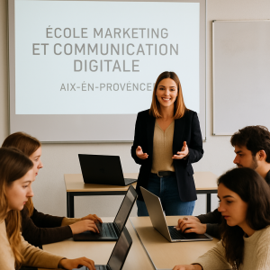 ecole marketing et communication digitale aix en provence
