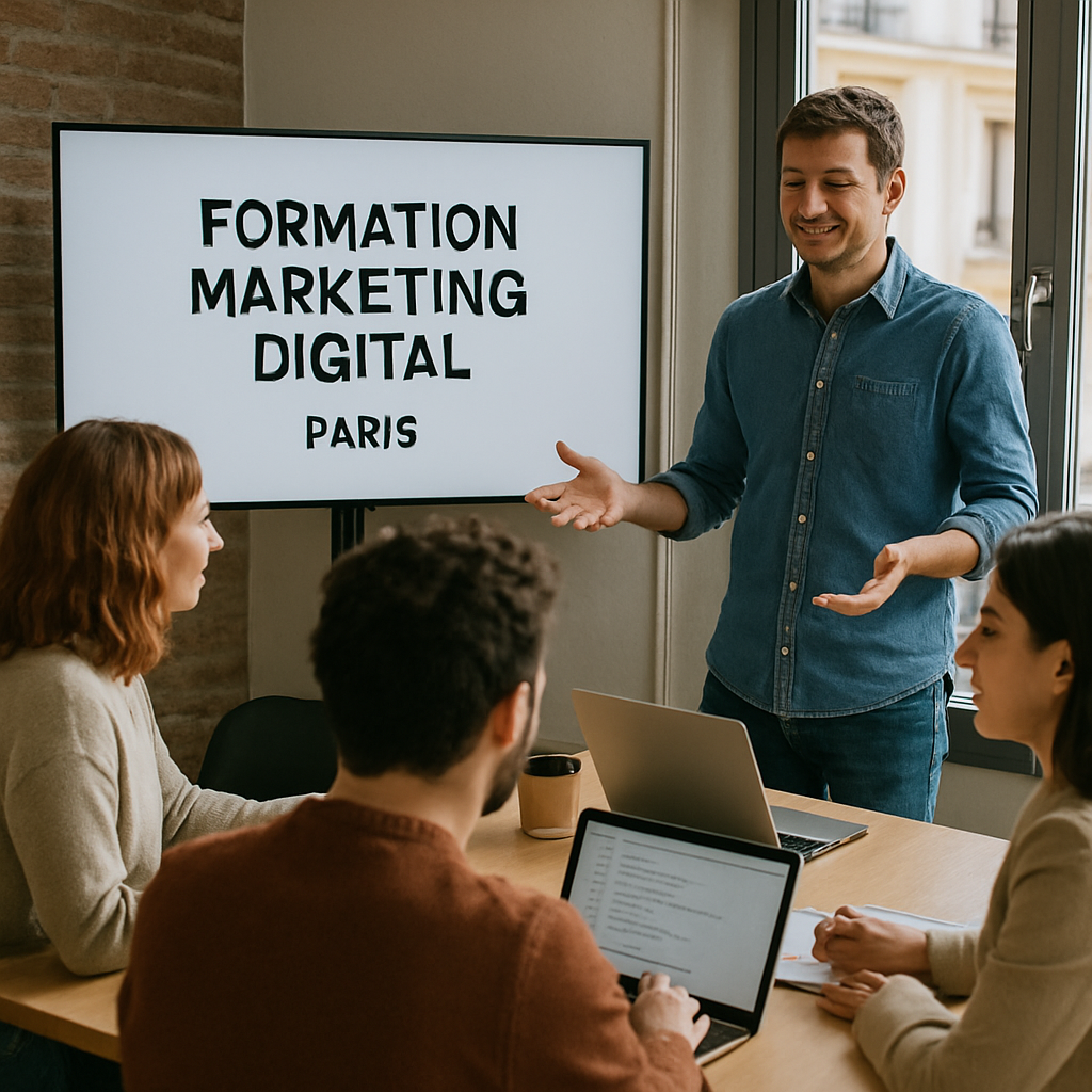formation marketing digital paris