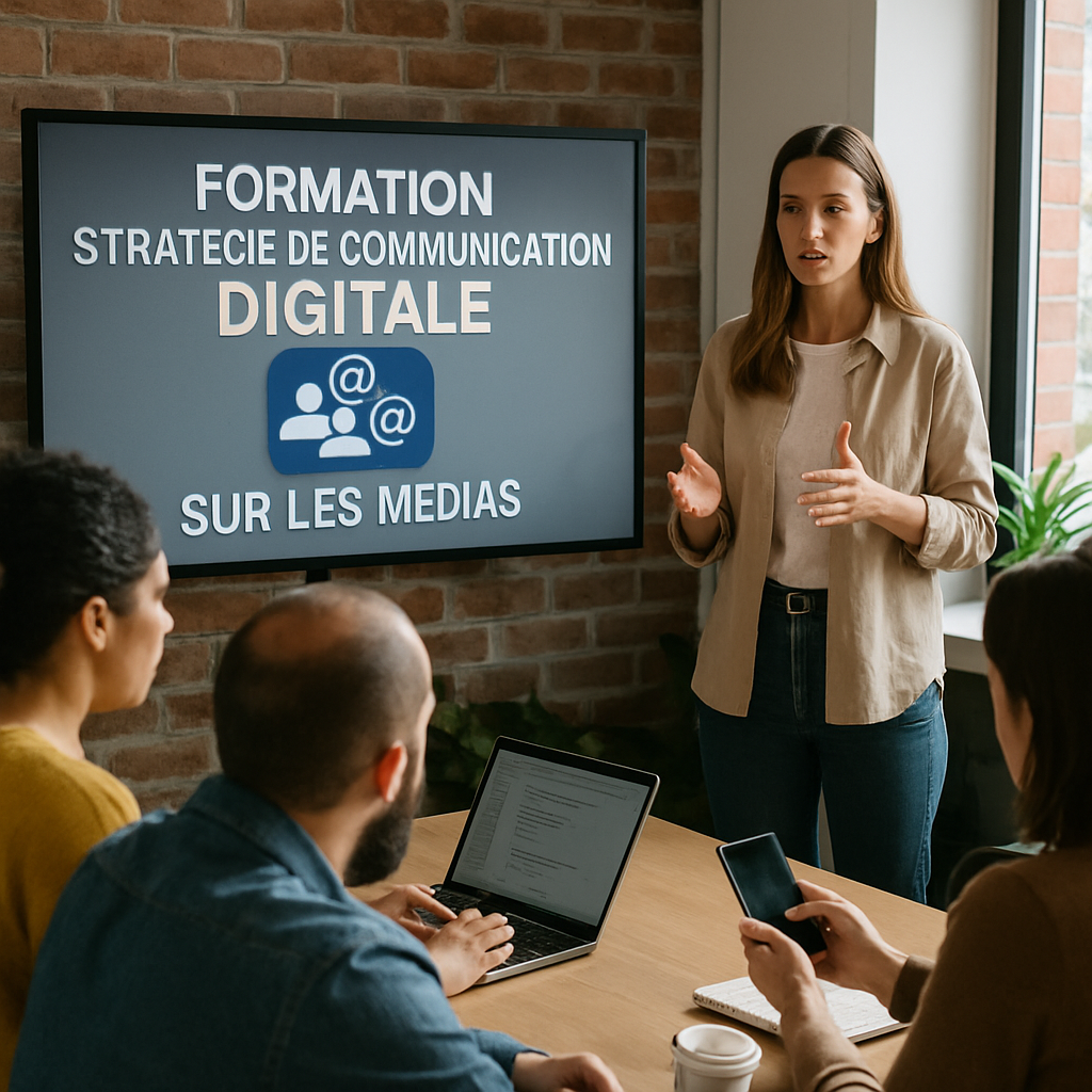 formation stratégie de communication digitale sur les médias sociaux