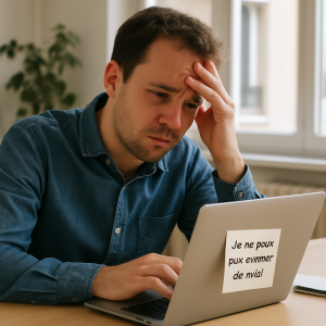 je ne peux plus envoyer de mail avec mon ordinateur